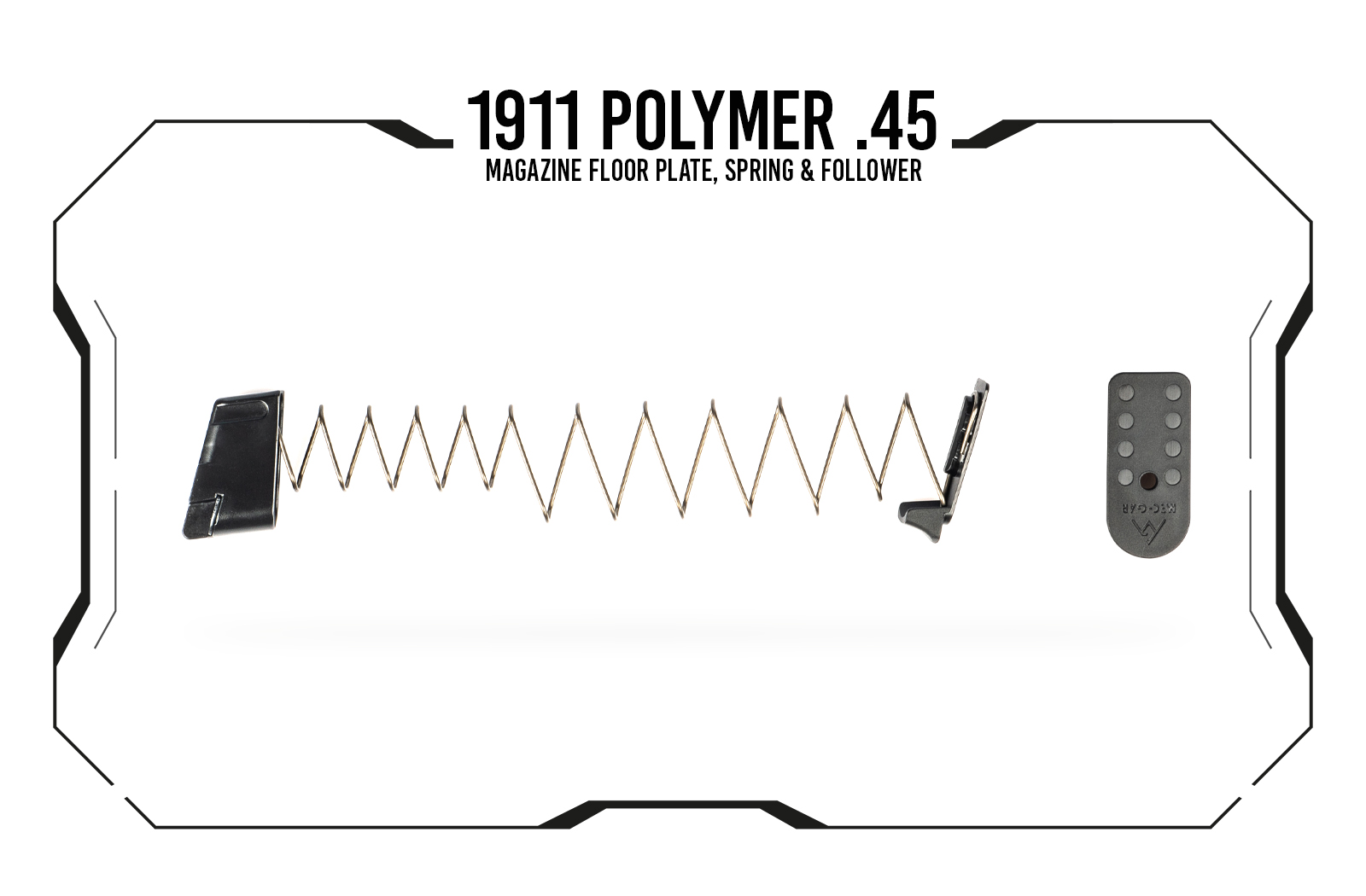 Mec-gar 1911 Calibre 45 Magazine Floor Plate