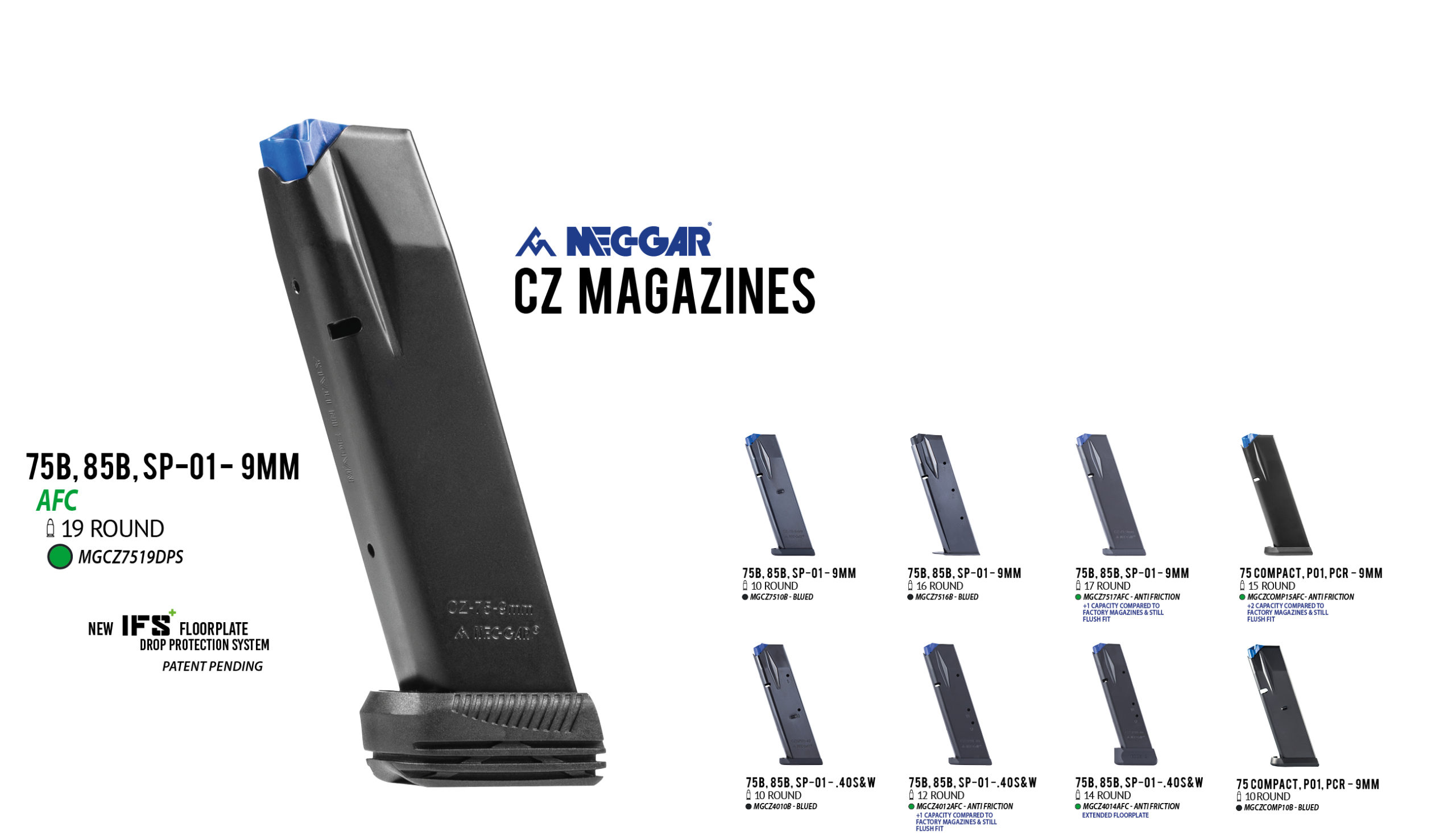 Mec-gar Pistol Magazines CZ firearms.