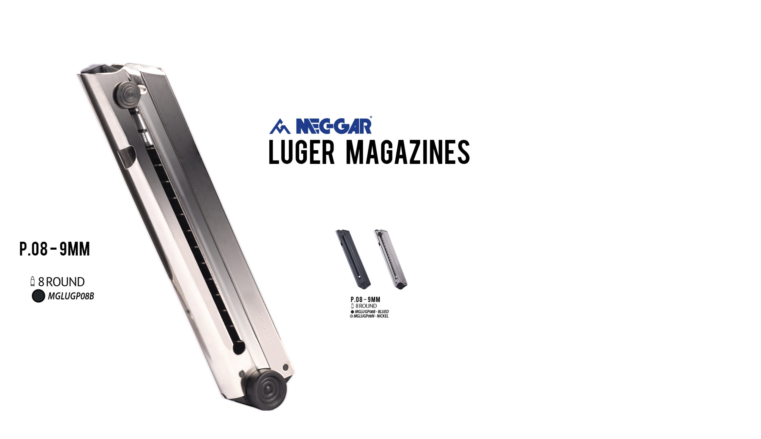 Mec-gar Luger pistol magazine